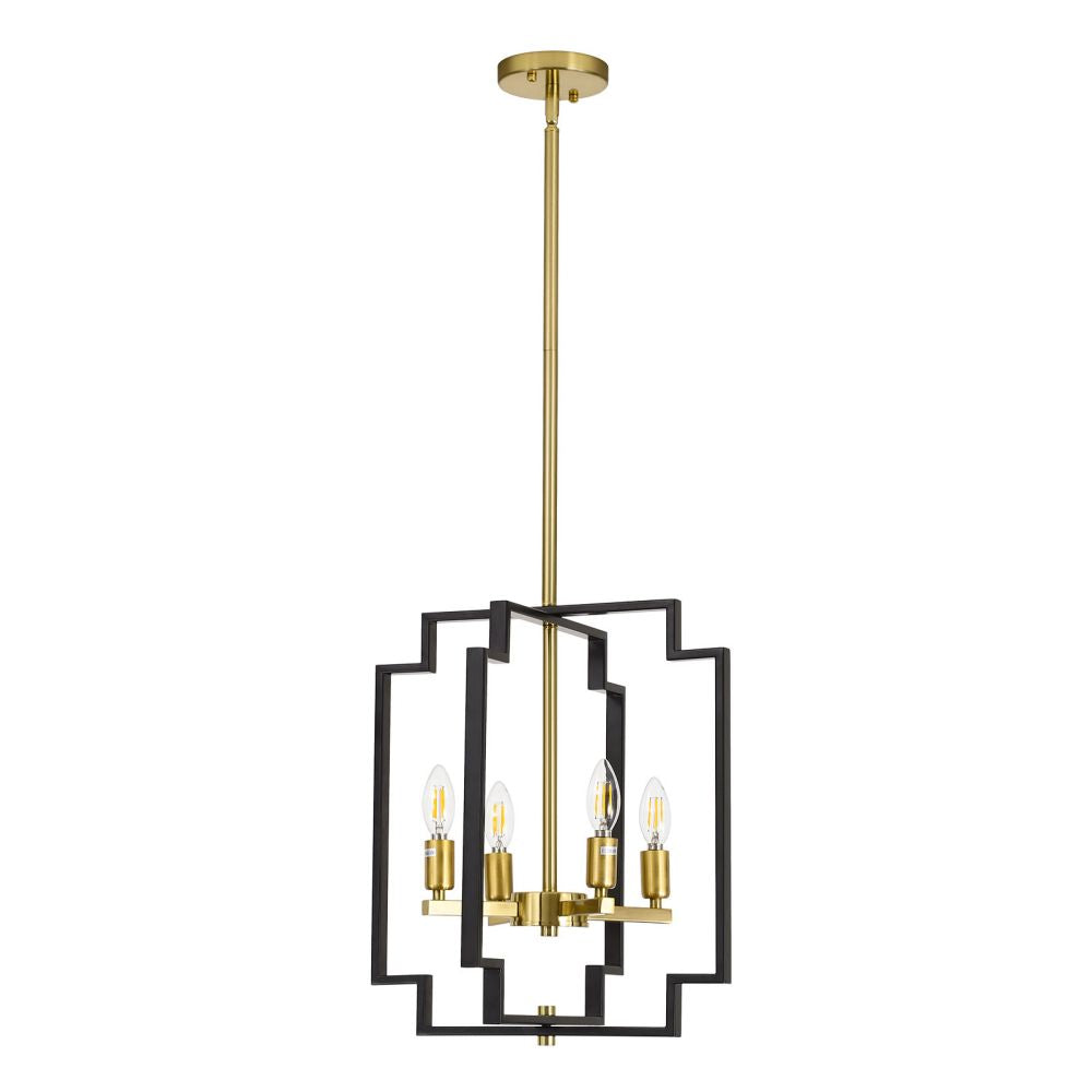 Industrial Pendant Light Metal Cage Hanging Light Fixture