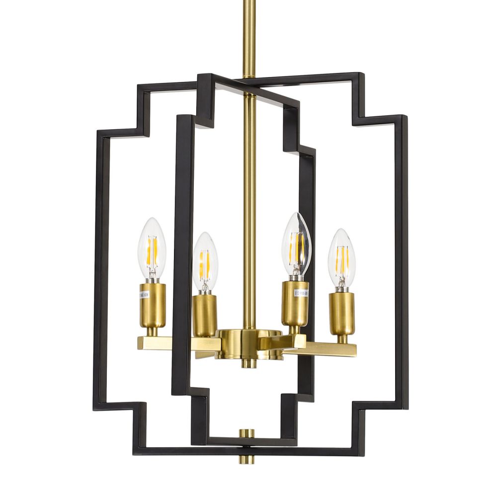 Industrial Pendant Light Metal Cage Hanging Light Fixture