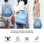 Leather Backpack Purse for Women Vintage Fashion Travel Backpack Shoulder Bag