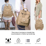 Leather Backpack Purse for Women Vintage Fashion Travel Backpack Shoulder Bag
