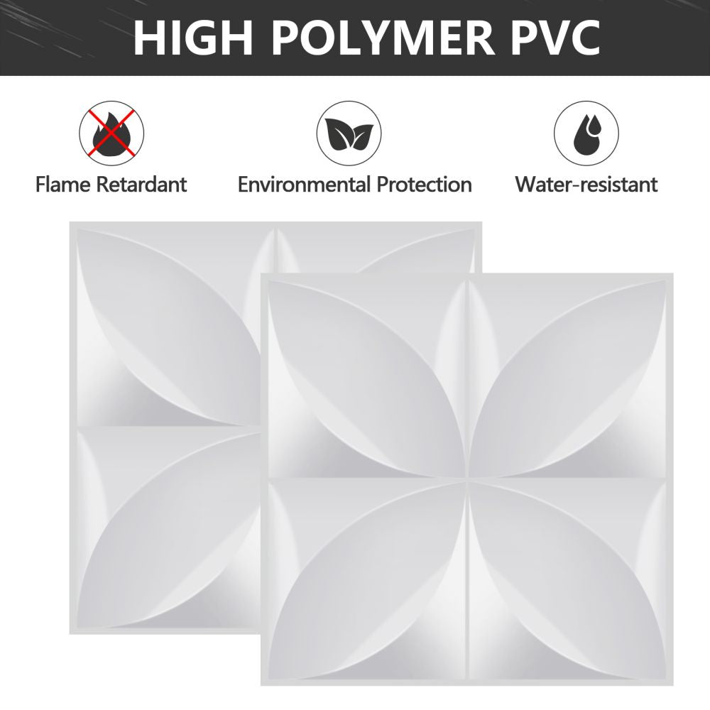 12 Tiles 3D Wall Panels