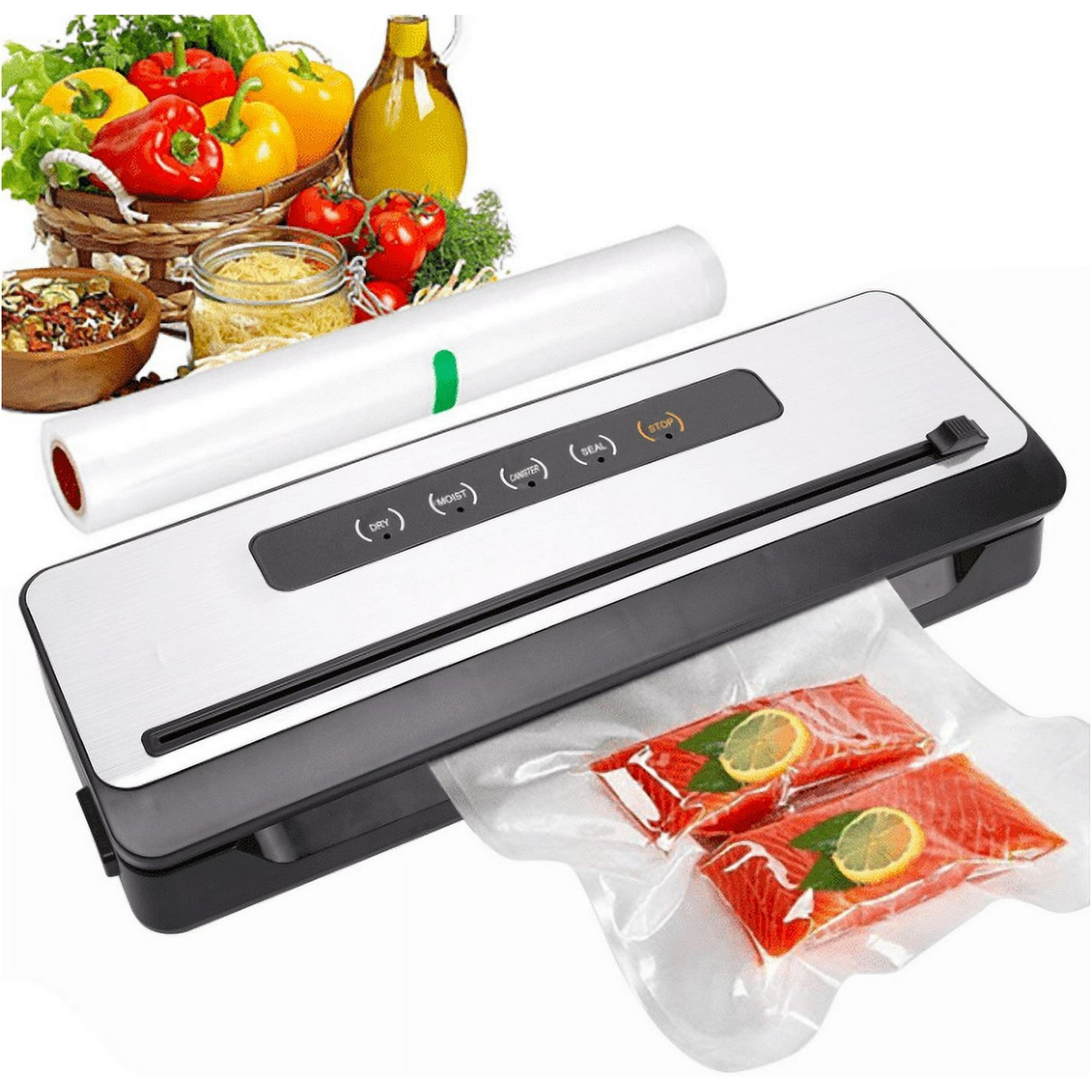Dry/Moist Food Vacuum Sealer Machine 85Kpa