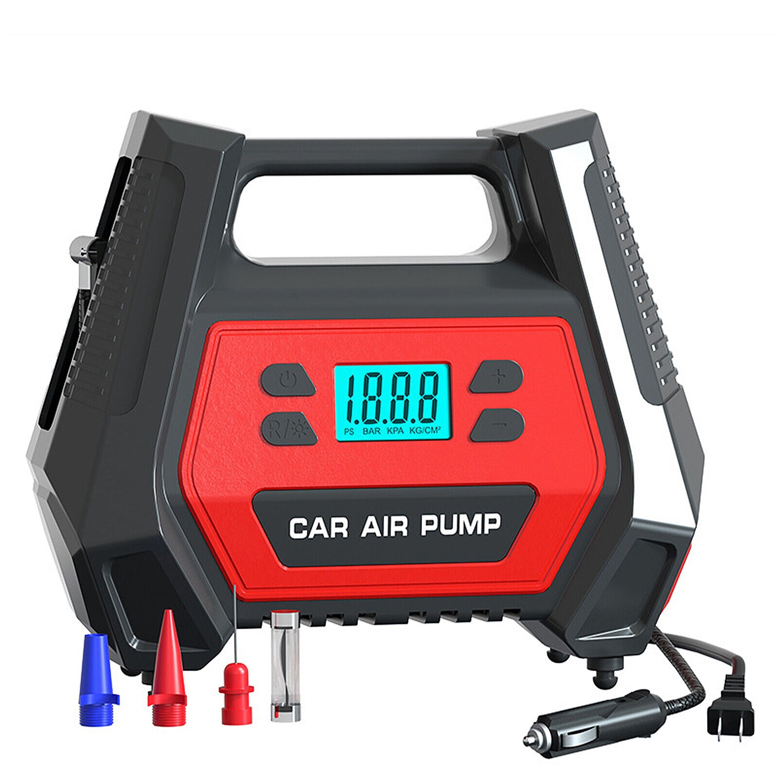 Tire Inflator Portable DC/AC Air Pump for Car Tires, Ball, Bike