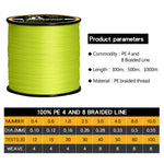 Fishing Line for Freshwater Saltwater Abrasion Resistant Superline Zero Stretch Low Memory