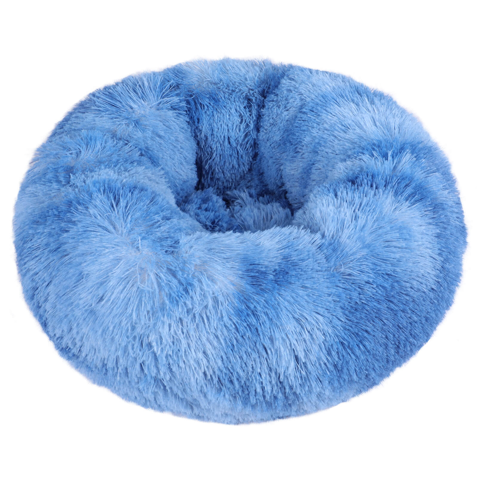 blue pet bed