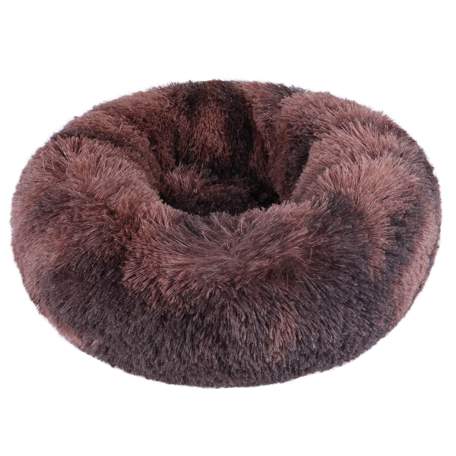 brown pet bed