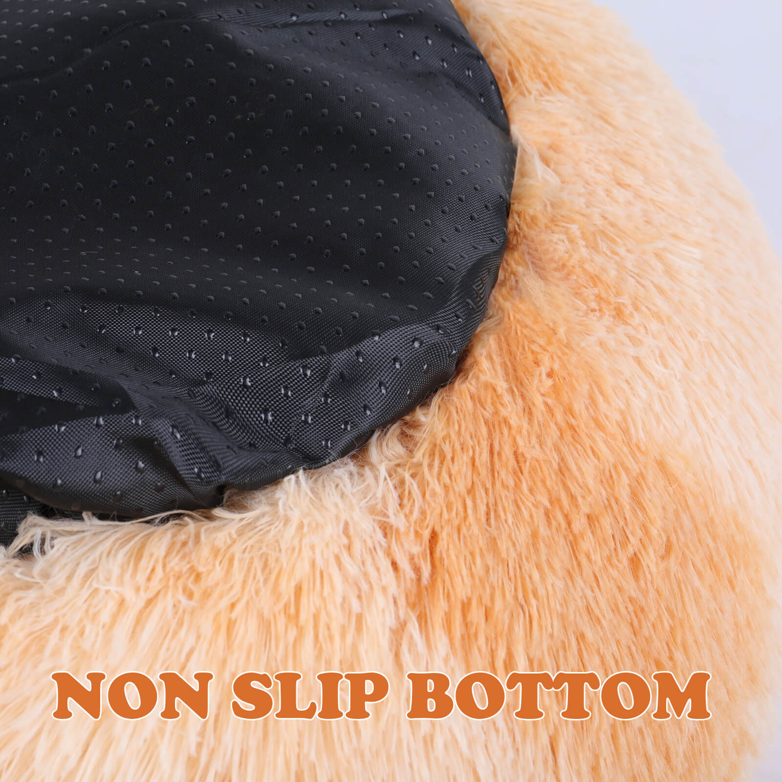 orange details pet bed