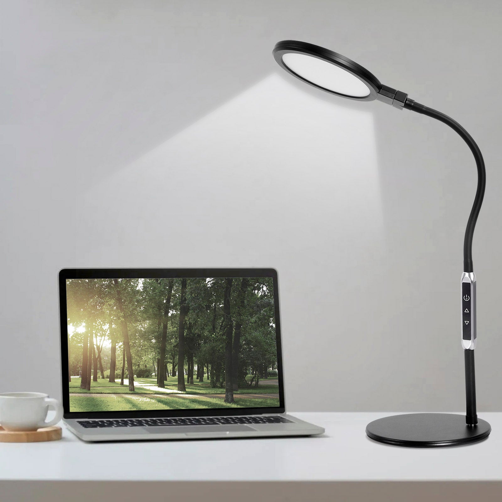 Dimmable Desk Lamp 15W 75LEDs 5 Modes