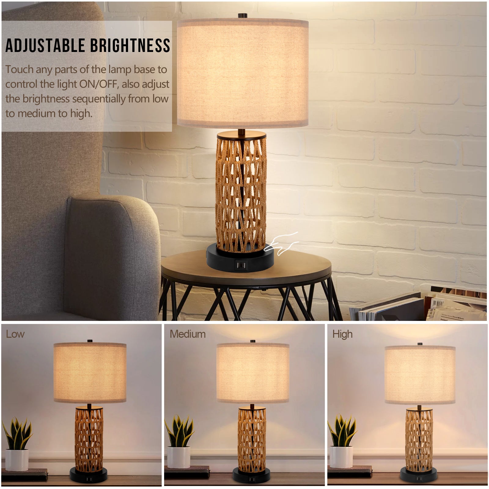 Touch Control Table Lamps