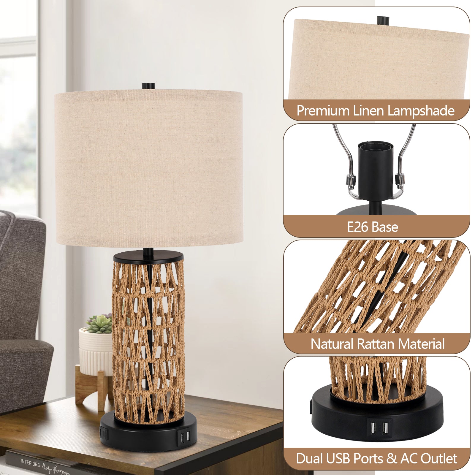 Touch Control Table Lamps