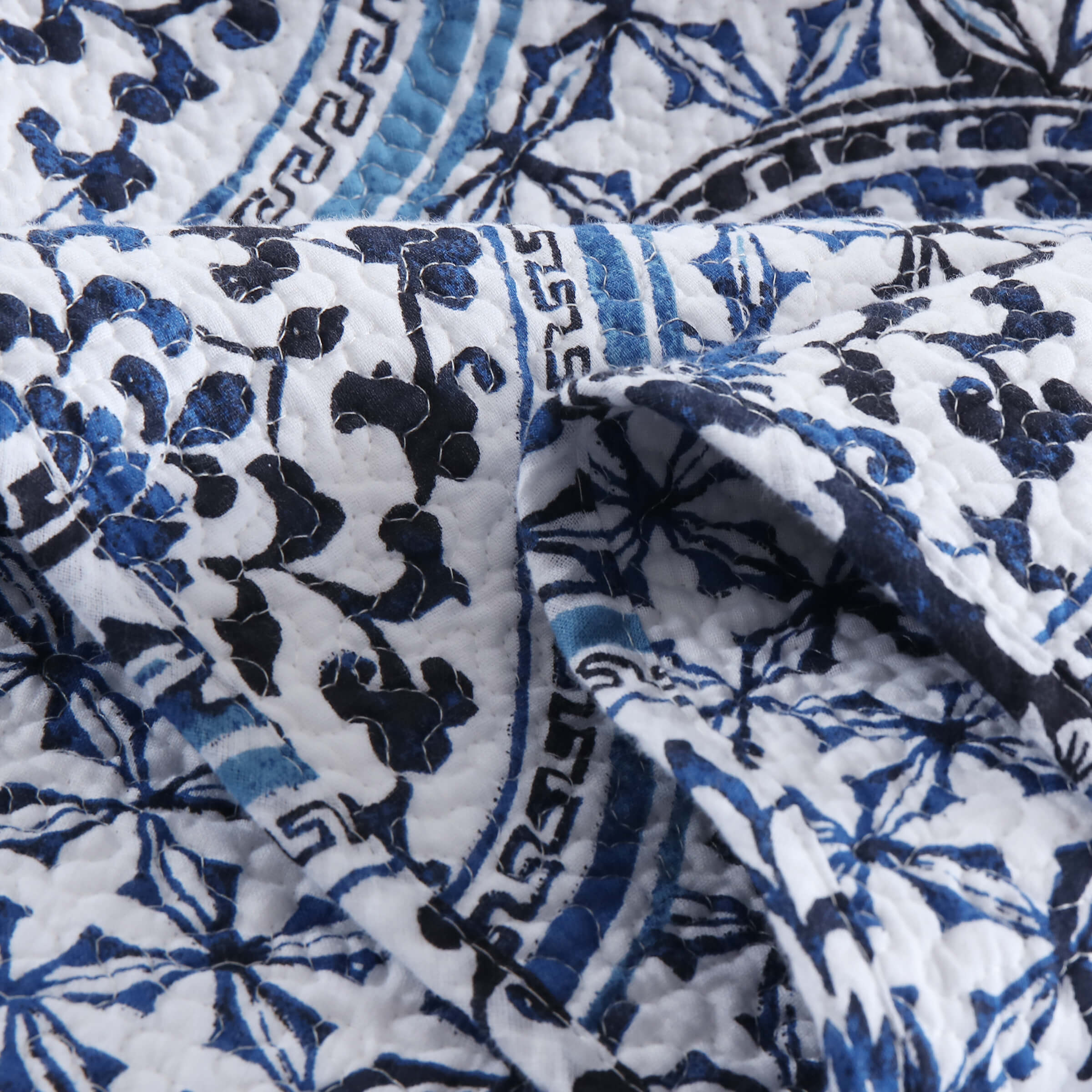 Clearance Exotic Cotton Quilt Set Reversible Bedspread Lightweight for All Season, Queen Size