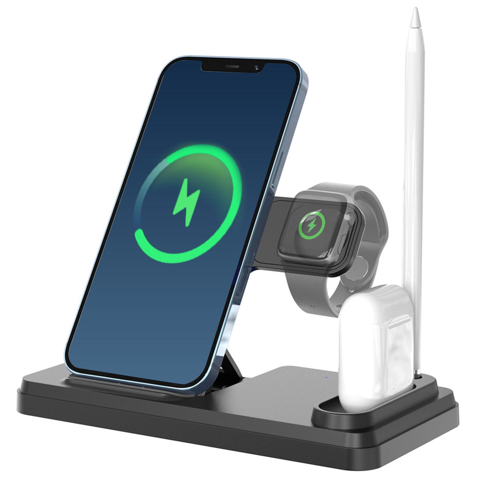 4 in 1 Wireless Charger 15W with Fast Charging