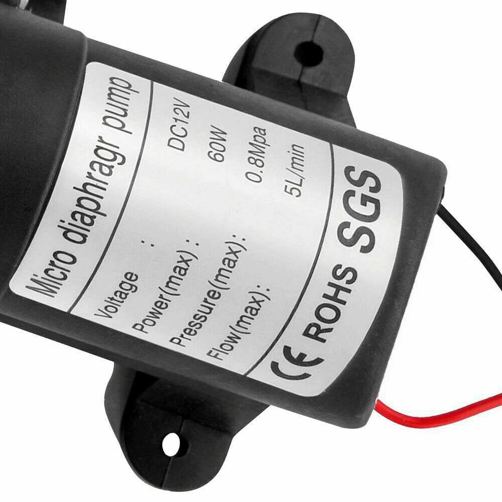Detail of 100PSI 12V 60W High Pressure Diaphragm Water Pump