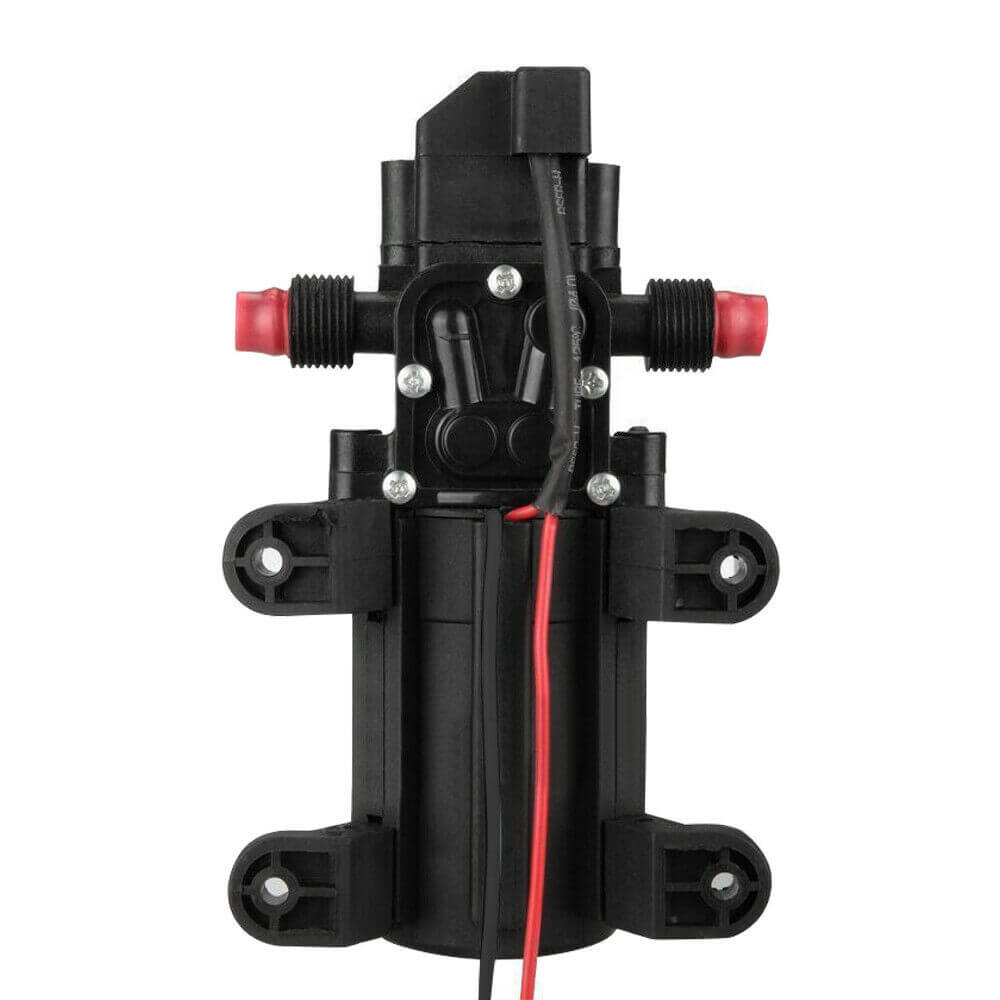 Back Display of 100PSI 12V 60W High Pressure Diaphragm Water Pump