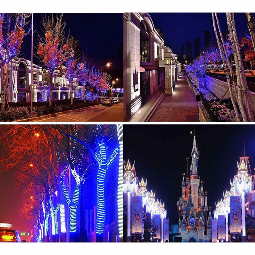 Using of 110V Outdoor LED Rope Light Waterproof Strip Lighting