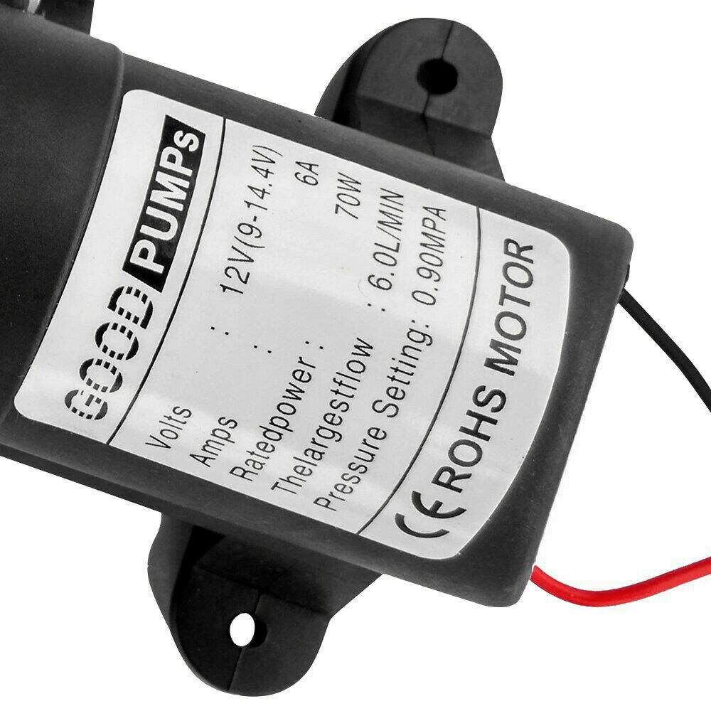 Detail of 130PSI 12V 70W High Pressure Diaphragm Water Pump