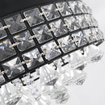detail of 15" 4-Light Modern Crystal Chandelier
