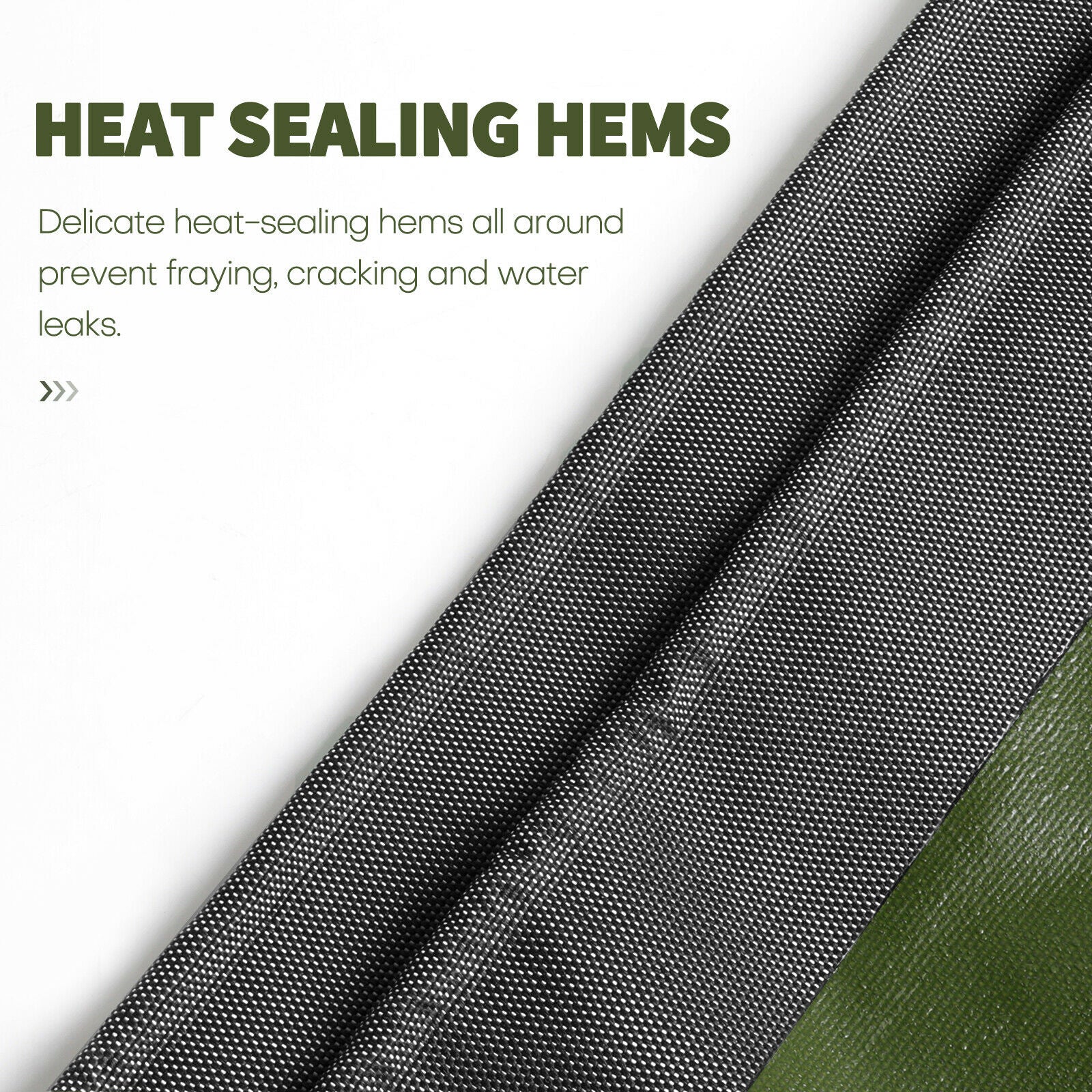 19.4oz Canvas Tarp heat sealing hems