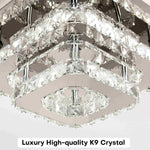 detail of 2-Tier Luxury Crystal LED Ceiling Light