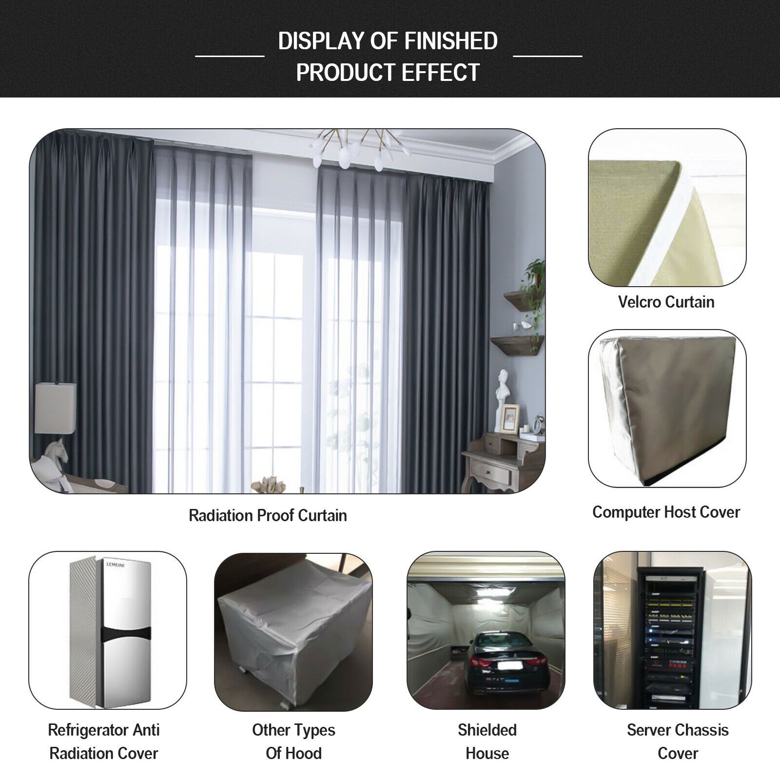 Copper Fabric Nickel Faraday Fabric EMF RFID RF EMI Radiation-3