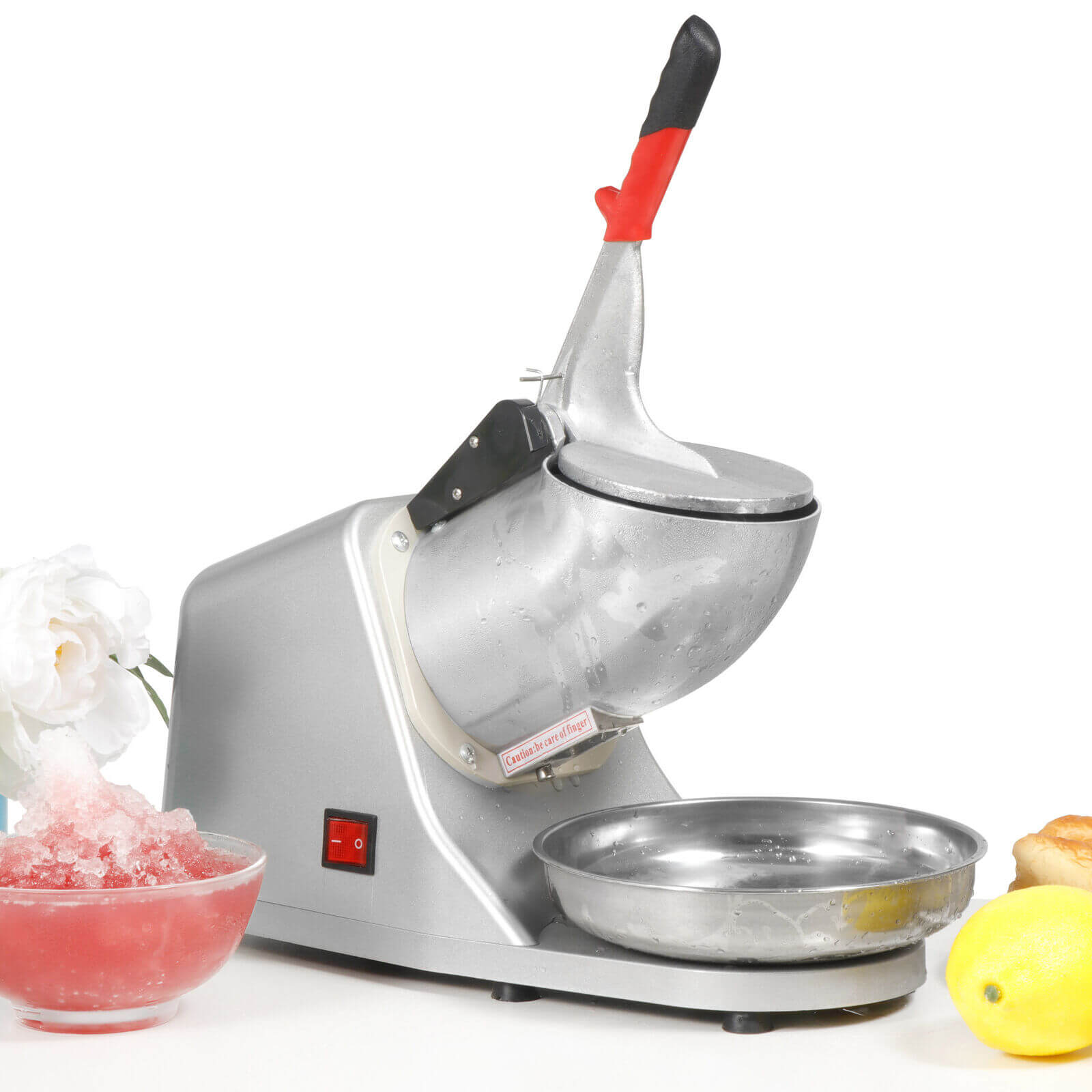 300W Electric Snow Cone Machine Ice Shaver