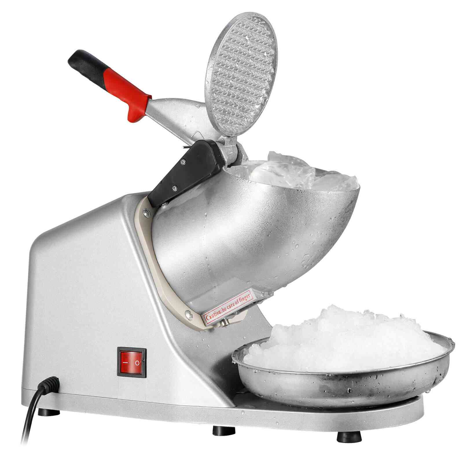 Display of 300W Electric Snow Cone Machine Ice Shaver
