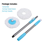 360° Spin Mop Pole Handle Package