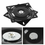 Display of 360º Square Bearing Swivel Plate Bar Chair Stool