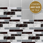 Feature of 3D Self-Adhesive Peel & Stick Mosaic Tiles Decor