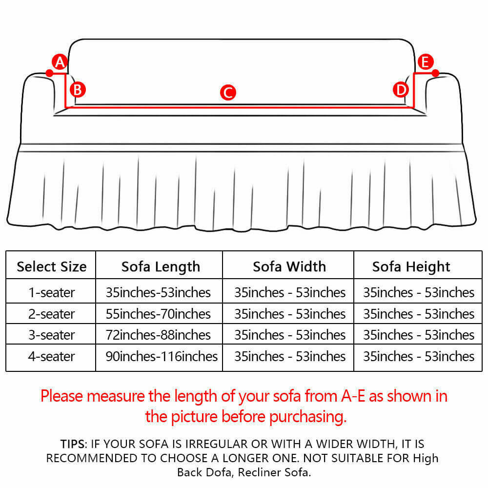 3D Universal Bubble Lattice Sofa Stretch Slipcover