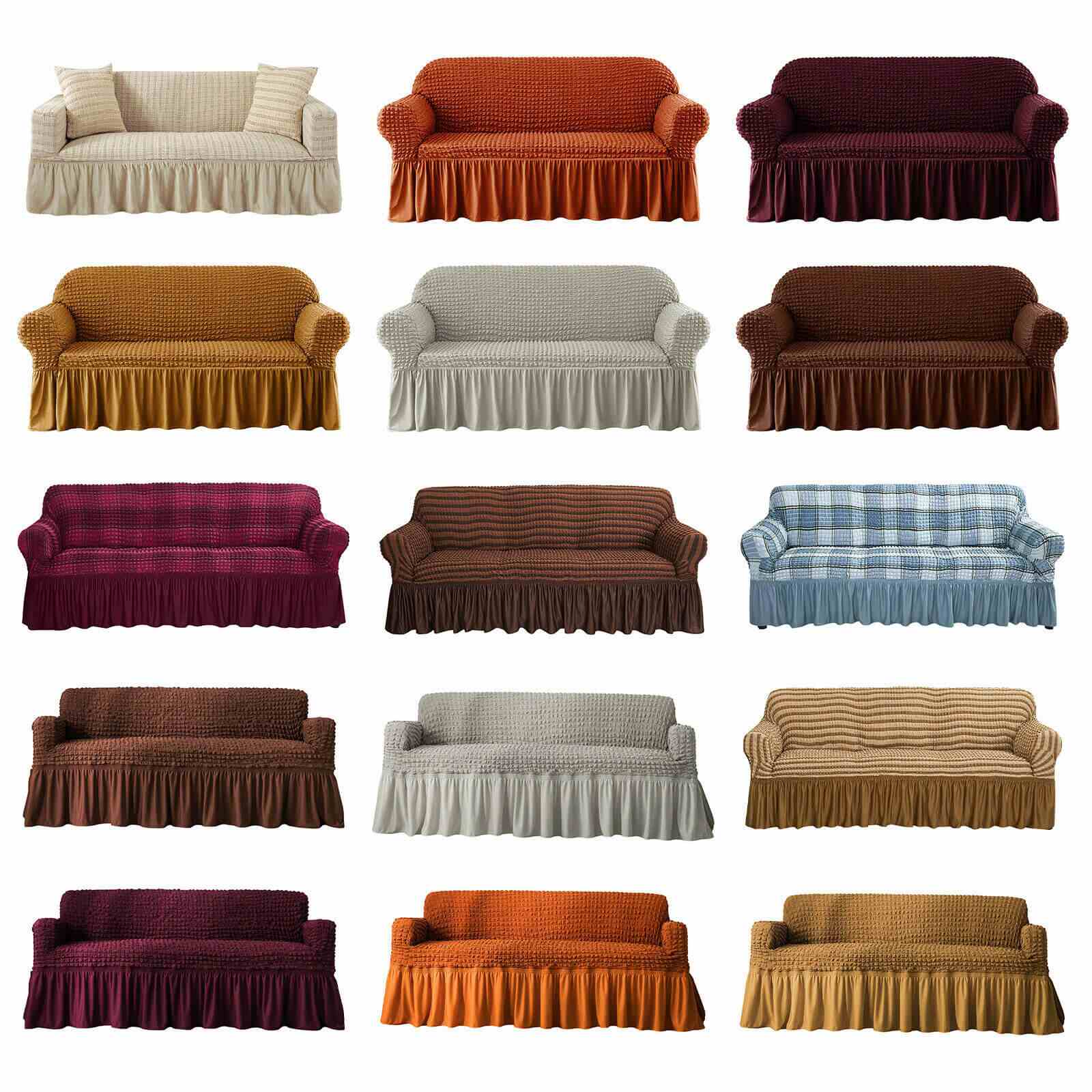 3D Universal Bubble Lattice Sofa Stretch Slipcover