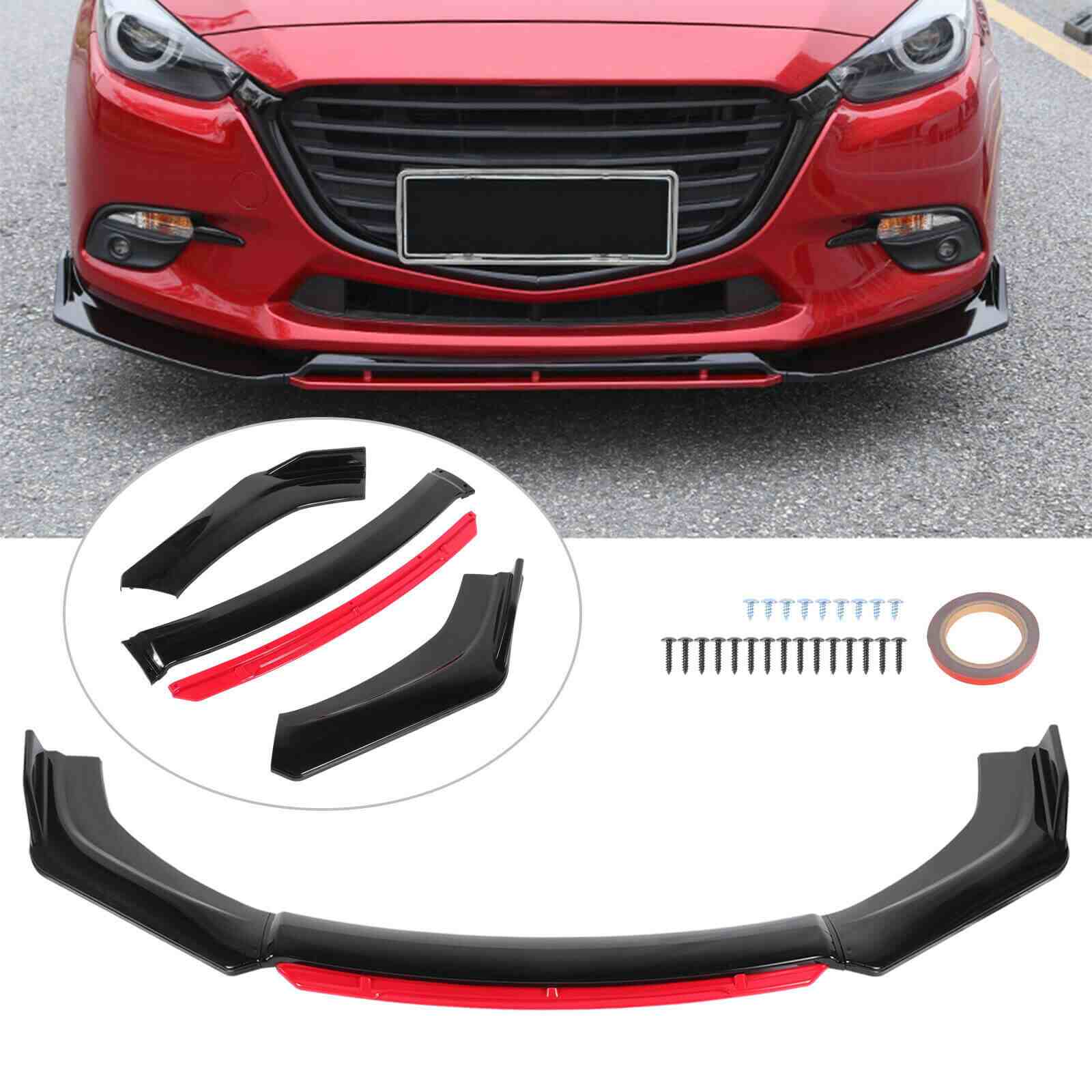 3D Universal Car Front Bumper Lip Spoiler