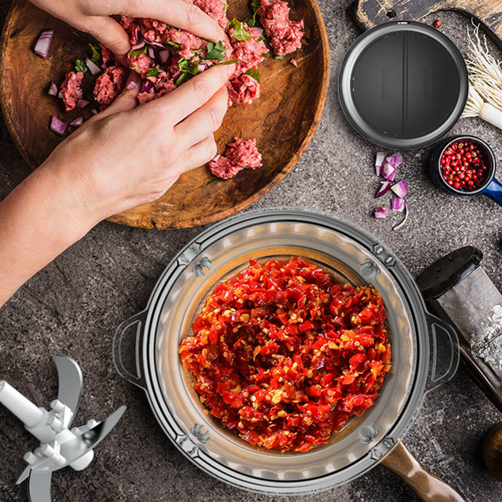 3L Kitchen Electric Meat Grinder