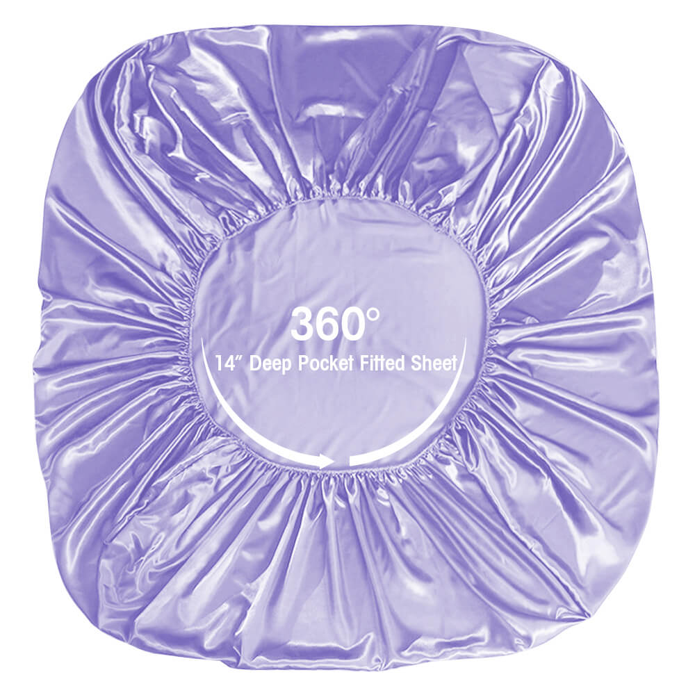 4 Piece Satin Silk Sheet Set - BCBMALL