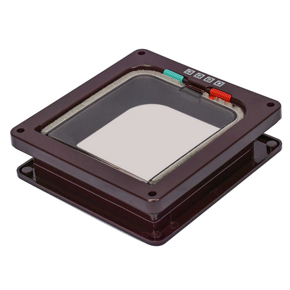 Detail of 4 Ways Pet Magnetic Lock Safe Flap Door Gate Frame