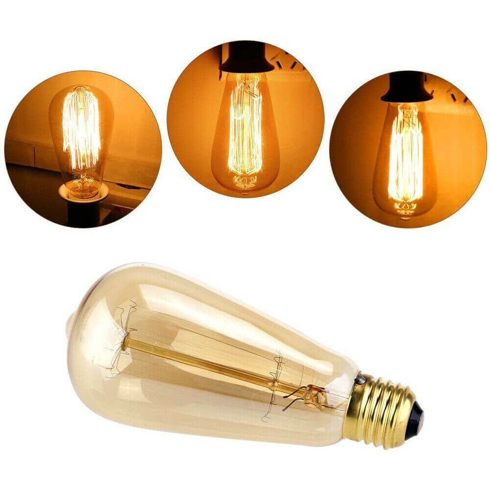 Showing of 40W/60W E26 Vintage Edison Bulbs, 1/3/6Pcs