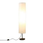 Full Display of 46" Modern Column Floor Lamp w/ Foot Switch