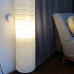 Detail of 46" Modern Column Floor Lamp w/ Foot Switch