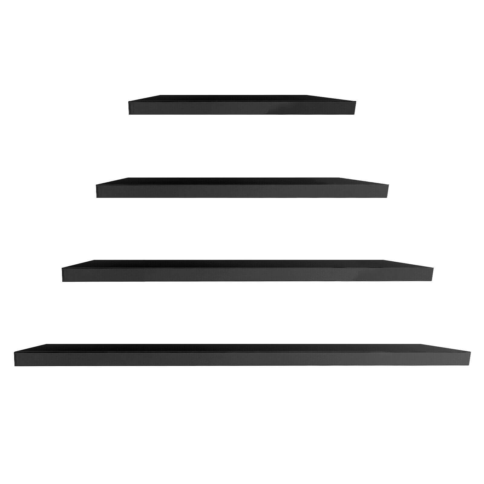 Detail of 4Pc DIY Wood Floating Shelves Wall Mounted Shelf