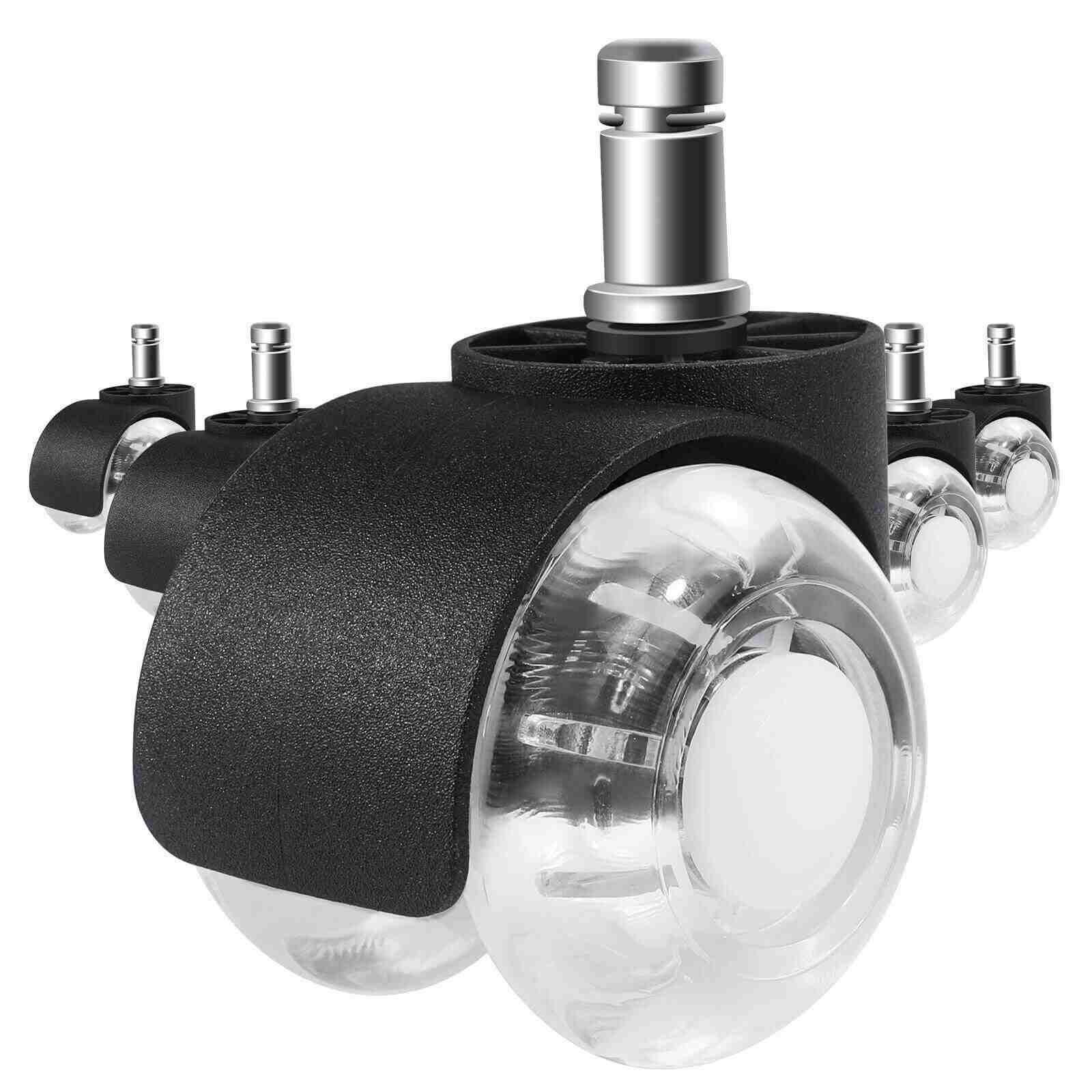 Display of 5Pcs 2" Office Chair Caster Swivel Wheels