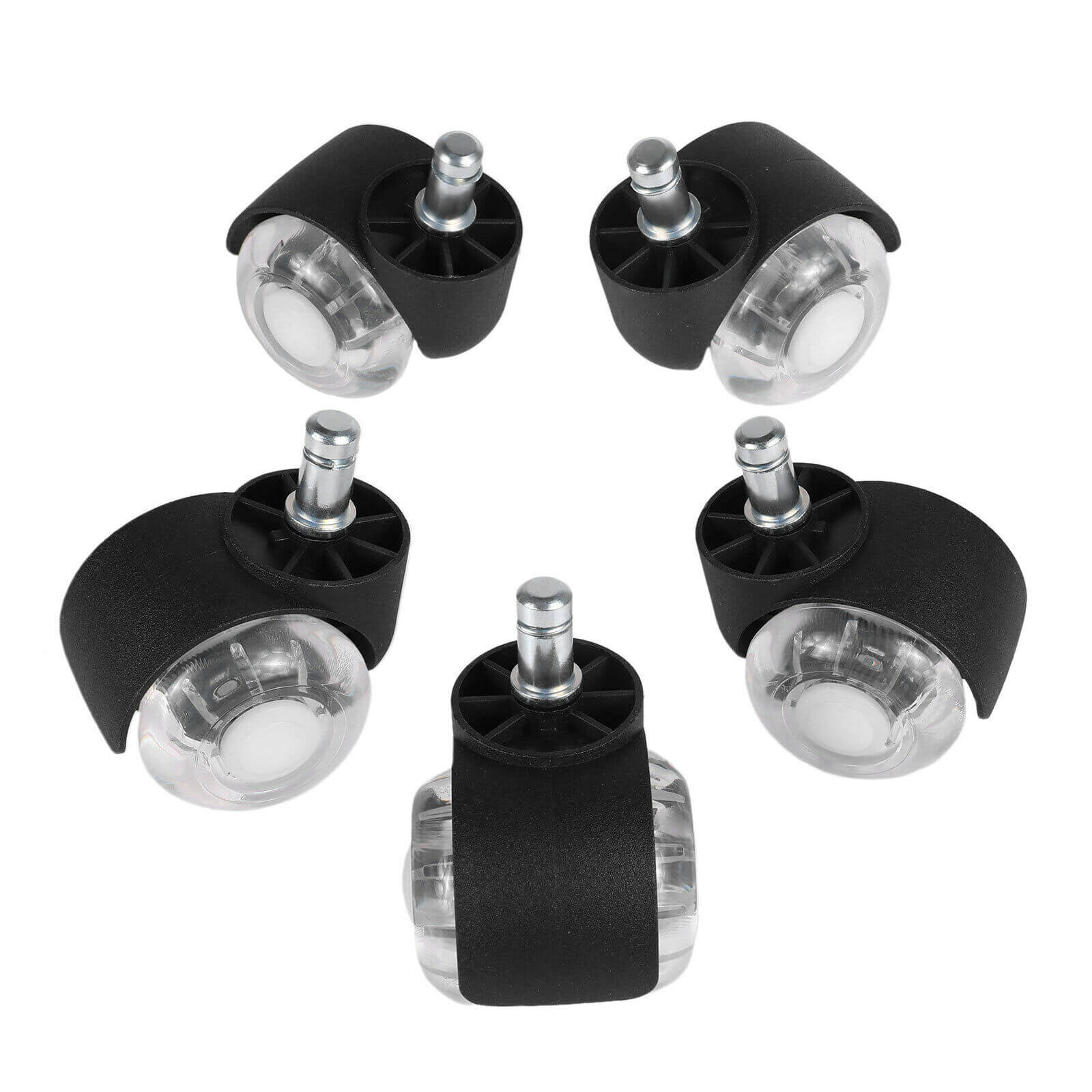 5Pcs Office Chair Caster Swivel Wheels