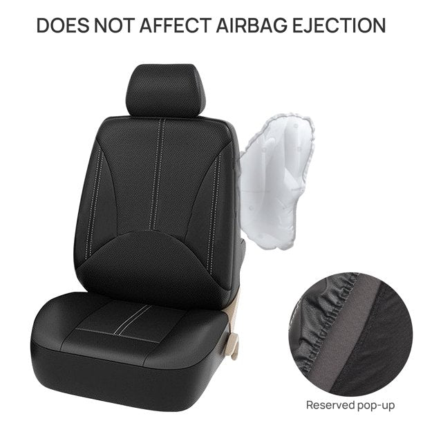 OTOEZ Universal Car Seat Cover 5 Seats Leather Full Set