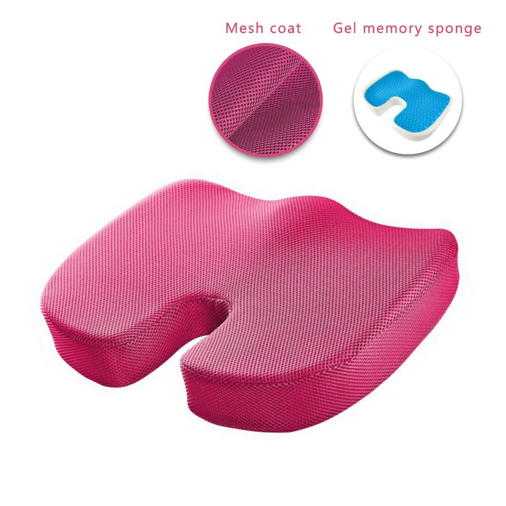Seat Cushion Cool Gel Memory Foam Chair Pillow-10