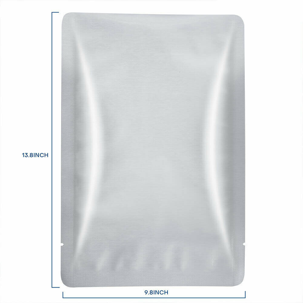 L Size of 8.7Mil Thicken Mylar Vacuum Sealer Bags, 100 Pcs