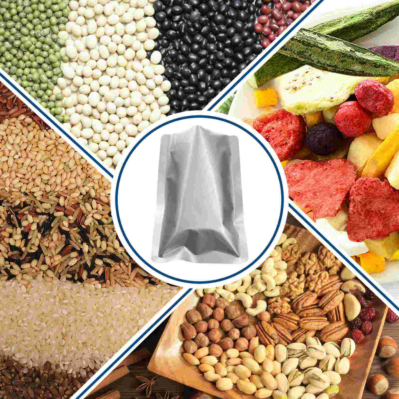 Usage of 8.7Mil Thicken Mylar Vacuum Sealer Bags, 100 Pcs