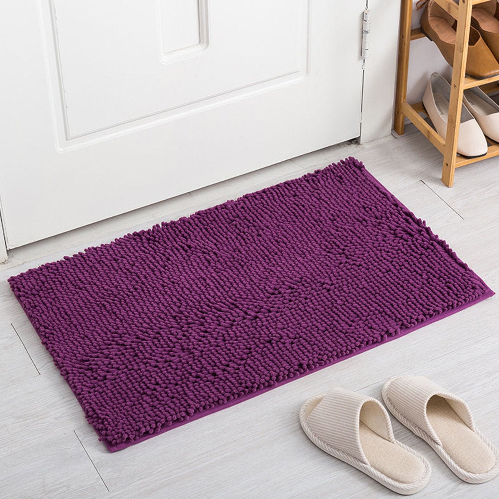 Chenille Bath Rugs Ultra Soft Washable Large Size