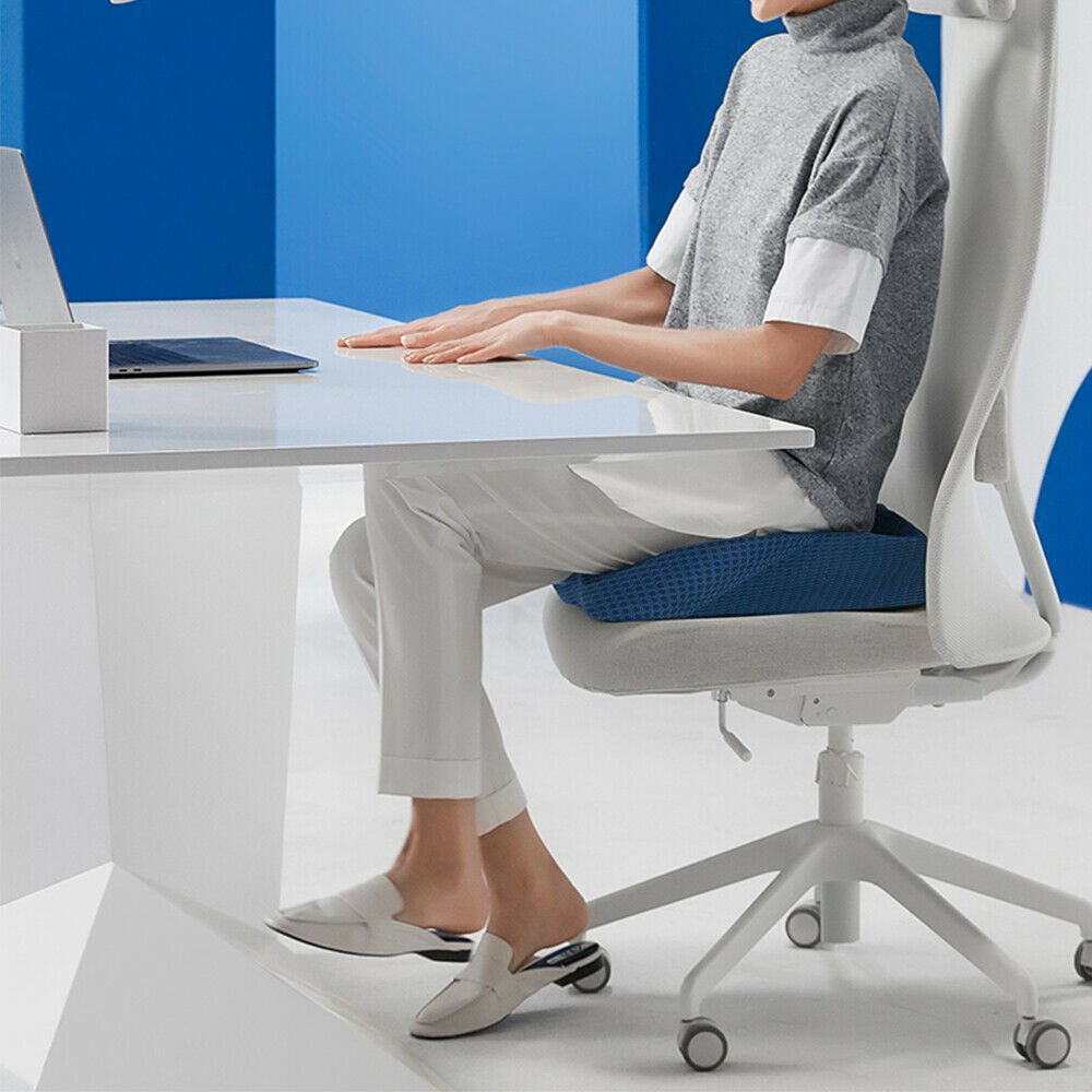 Seat Cushion Cool Gel Memory Foam Chair Pillow-2