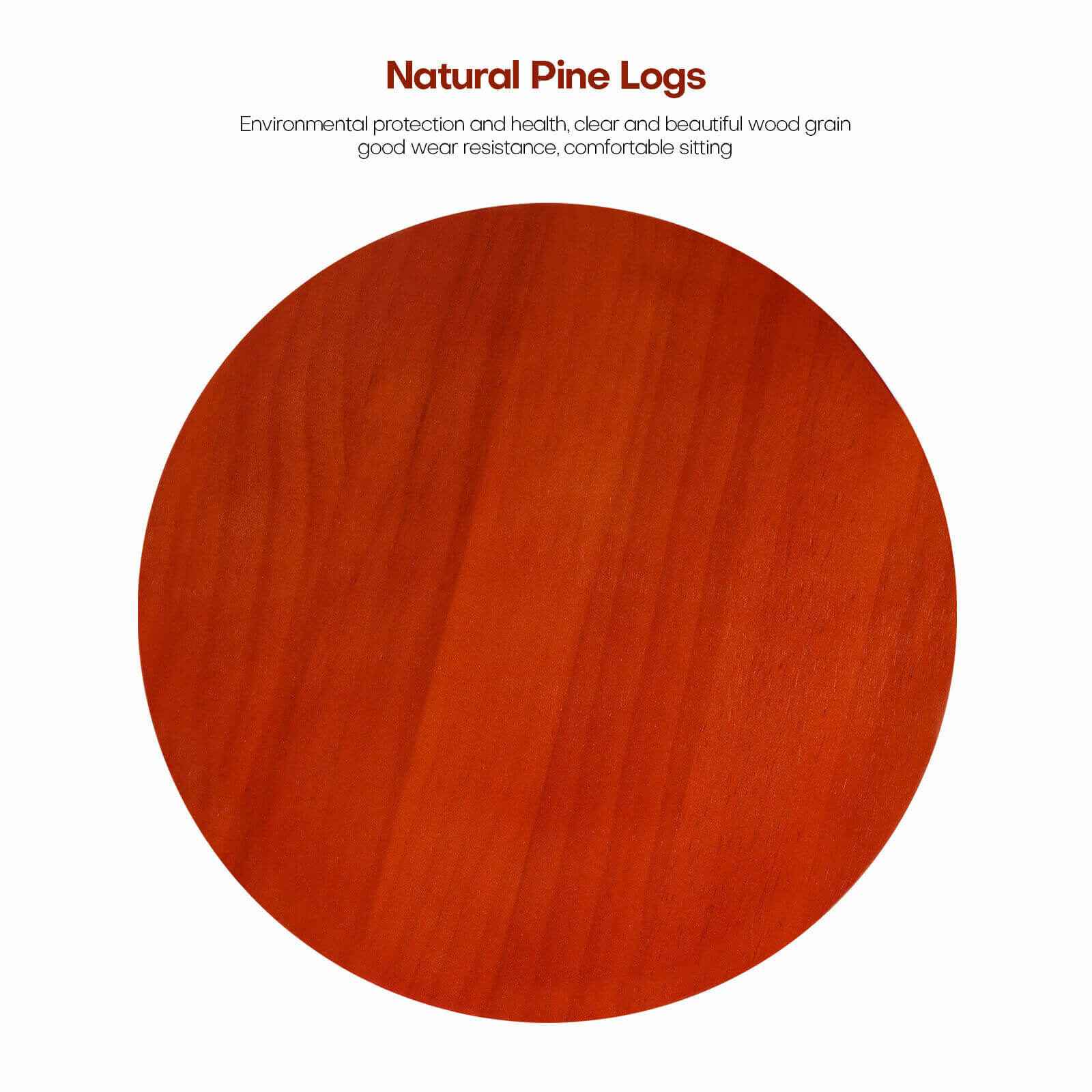 Material of 24.4"-30" Adjustable Bar Swivel Stools, 2/4Pcs