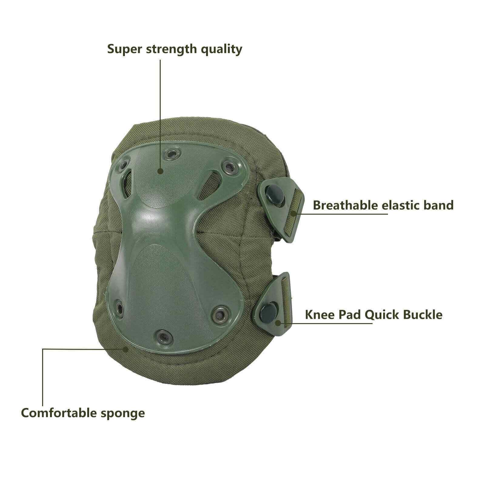 Design of Airsoft Tactical Elbow Protective Knee Pads, 4Pcs