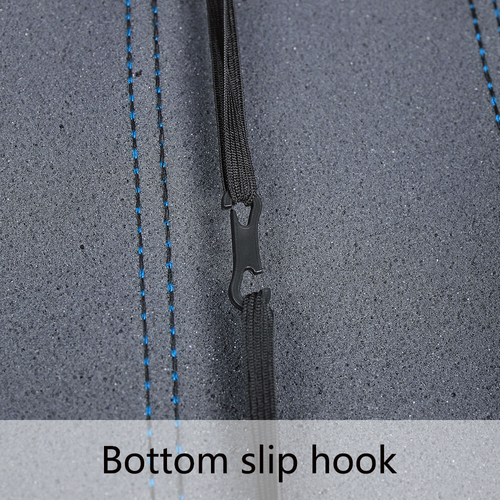 hook of Universal Cloth Seat Cover with Steering Wheel Cover